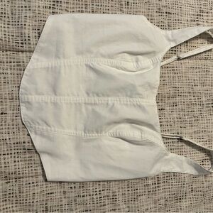 Abercrombie & Fitch White Corset Top